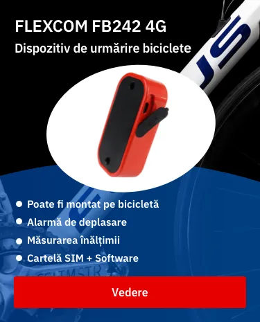 FLEXCOM FB242EBK9005 4g lte bicicleta gps localizator tracker